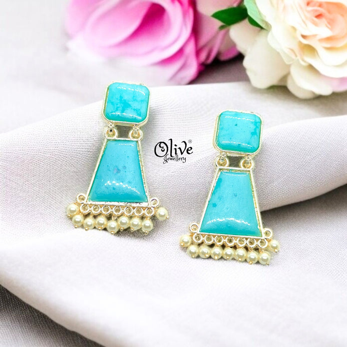 Oxidized Earrings - 37