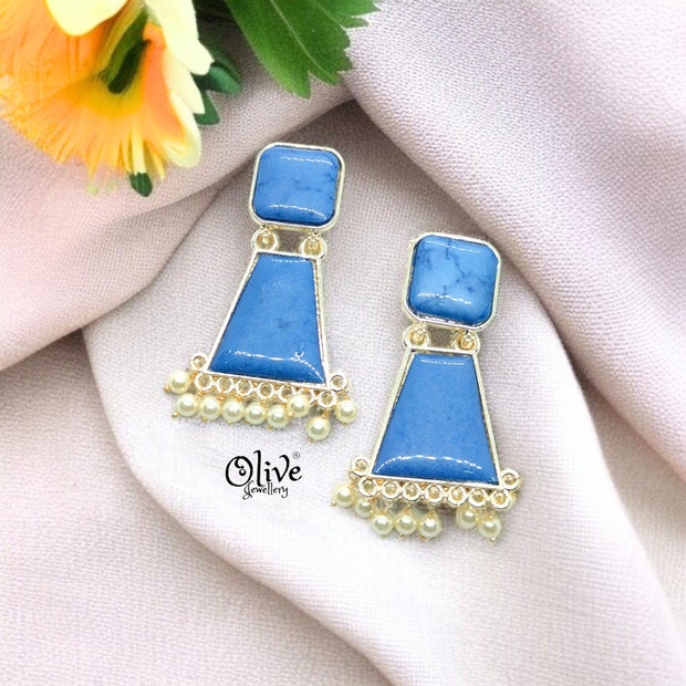 Oxidized Earrings - 37