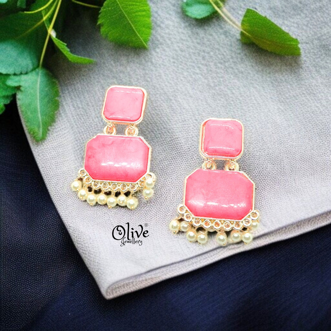 Oxidized Earrings - 48