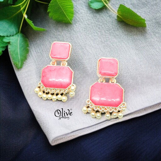 Oxidized Earrings - 48