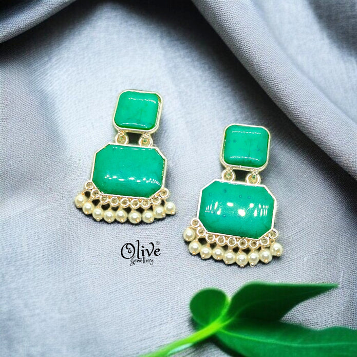 Oxidized Earrings - 48