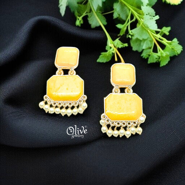 Oxidized Earrings - 48