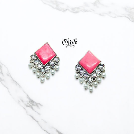 Oxidized Earrings - 57