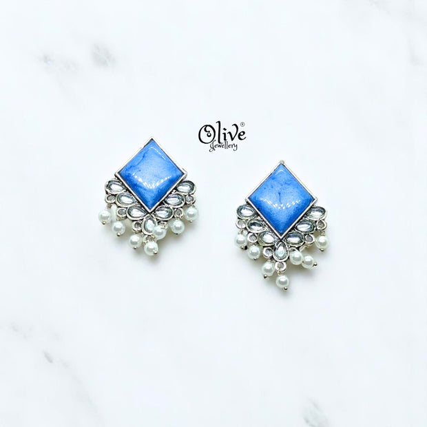 Oxidized Earrings - 57