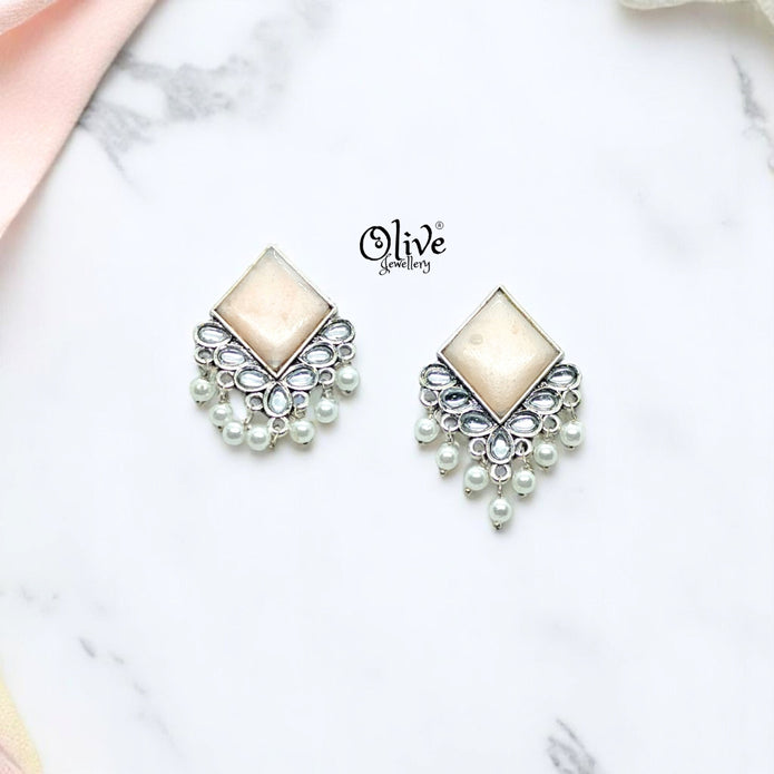Oxidized Earrings - 57