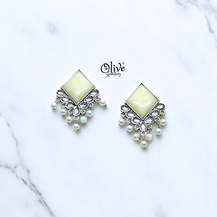 Oxidized Earrings - 57