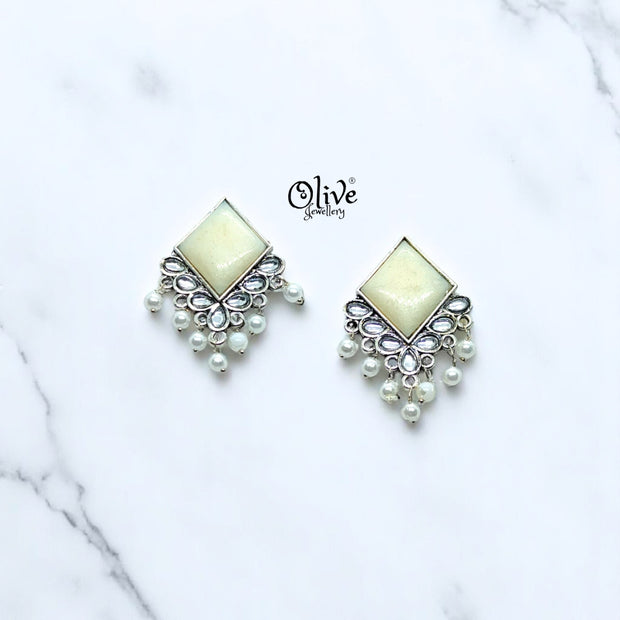 Oxidized Earrings - 57