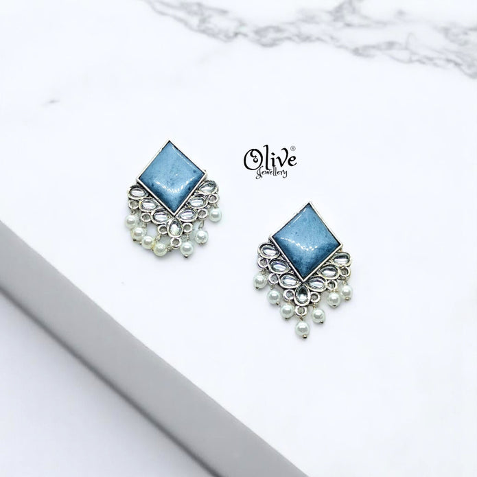 Oxidized Earrings - 57