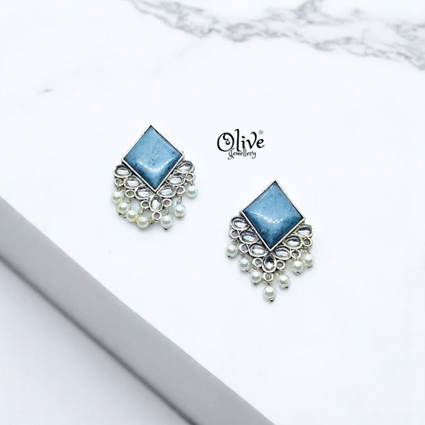 Oxidized Earrings - 57