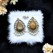 Oxidized Earrings - 96 (Silver Shade)