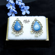Oxidized Earrings - 96 (Silver Shade)