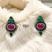 Oxidized Earrings - 104