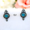 Oxidized Earrings - 104