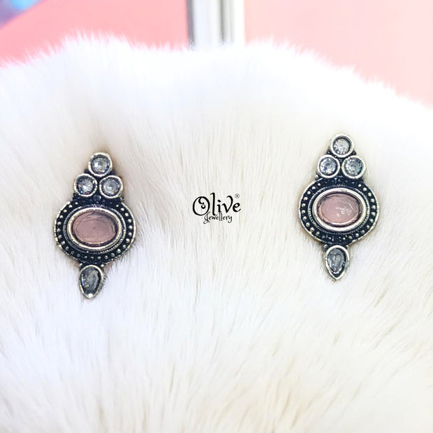 Oxidized Earrings - 104
