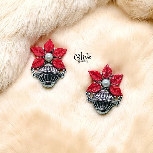 Oxidized Earrings - 126