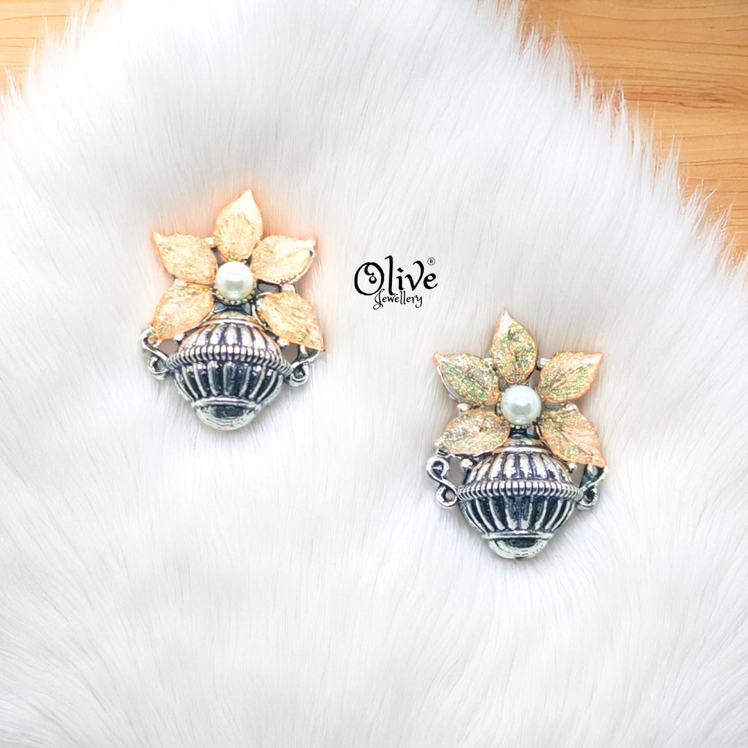 Oxidized Earrings - 126