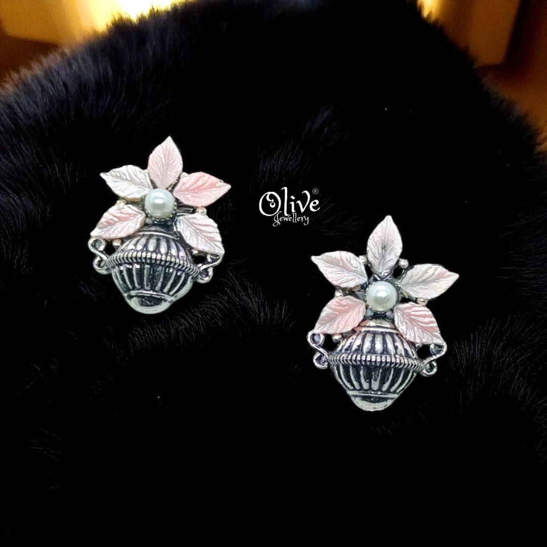 Oxidized Earrings - 126