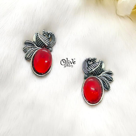 Oxidized Earrings - 137