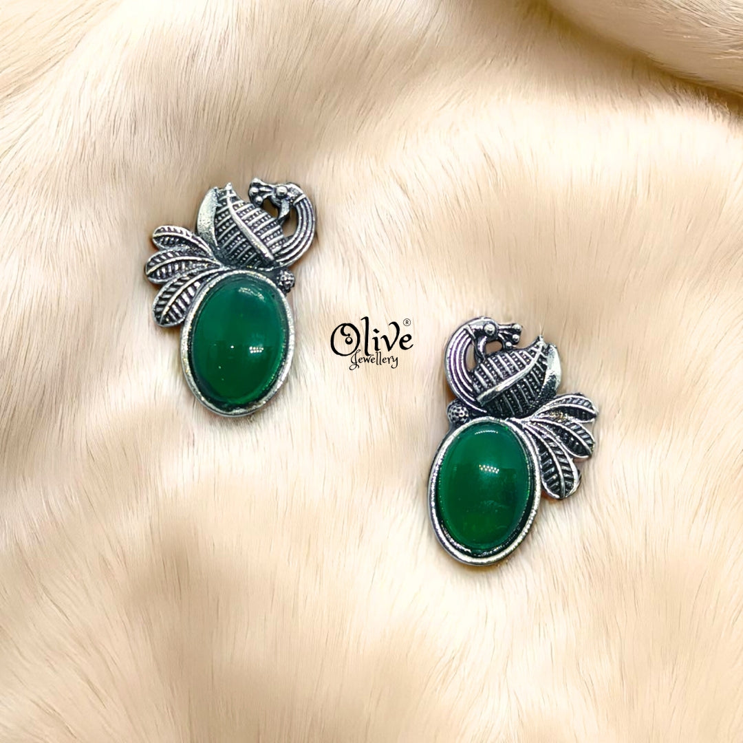 Oxidized Earrings - 137