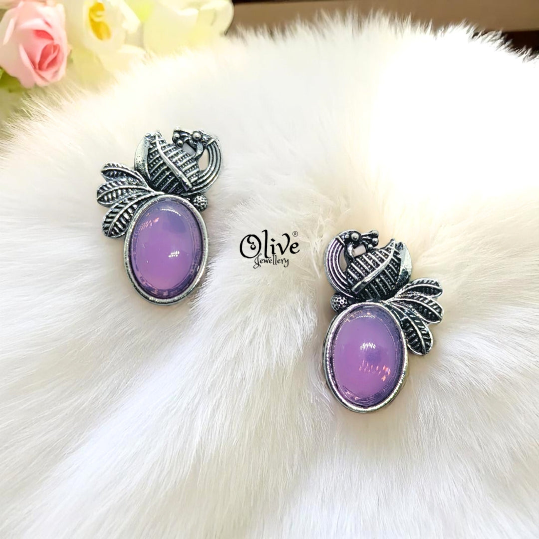 Oxidized Earrings - 137