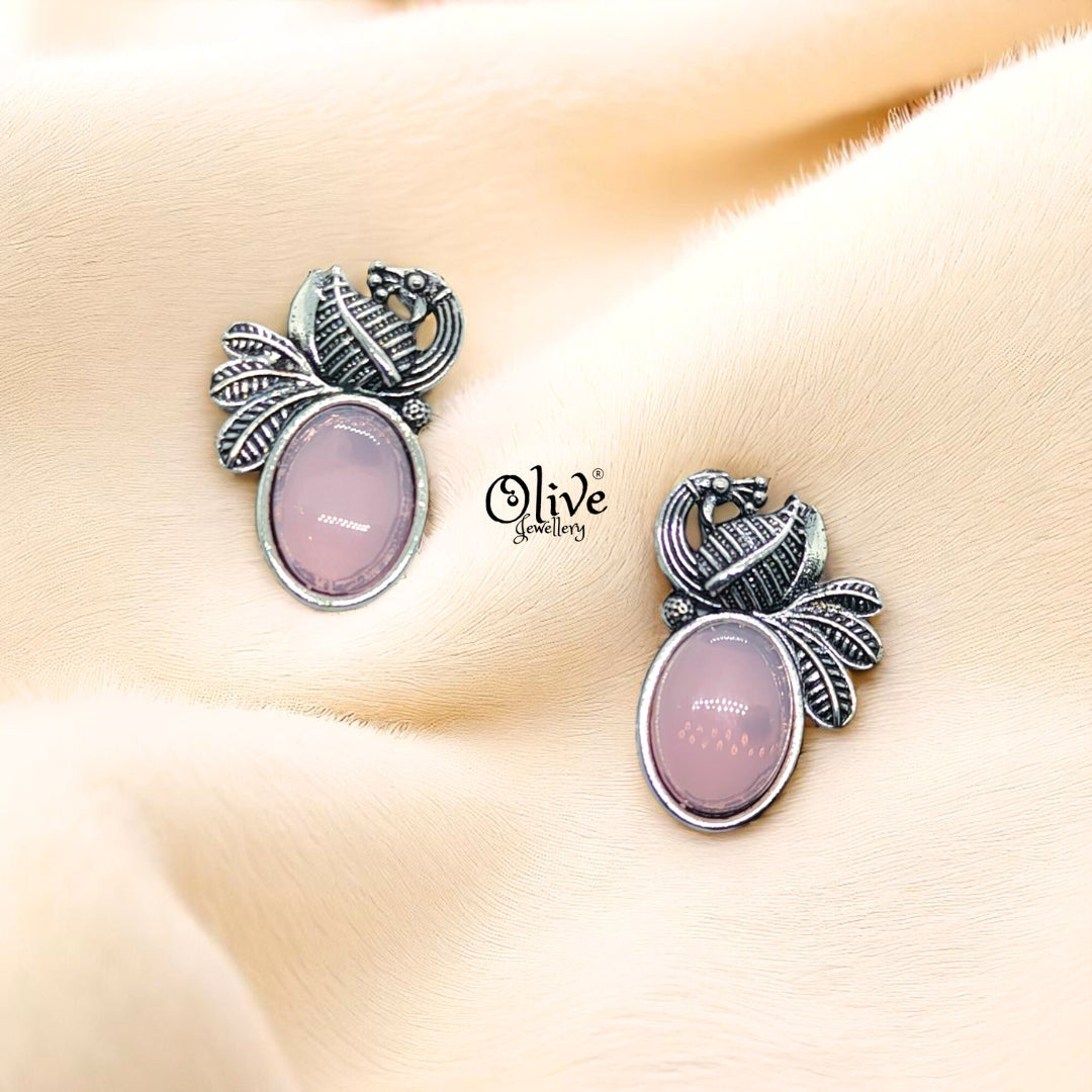 Oxidized Earrings - 137