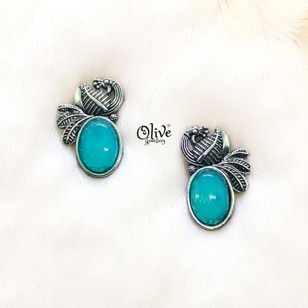 Oxidized Earrings - 137