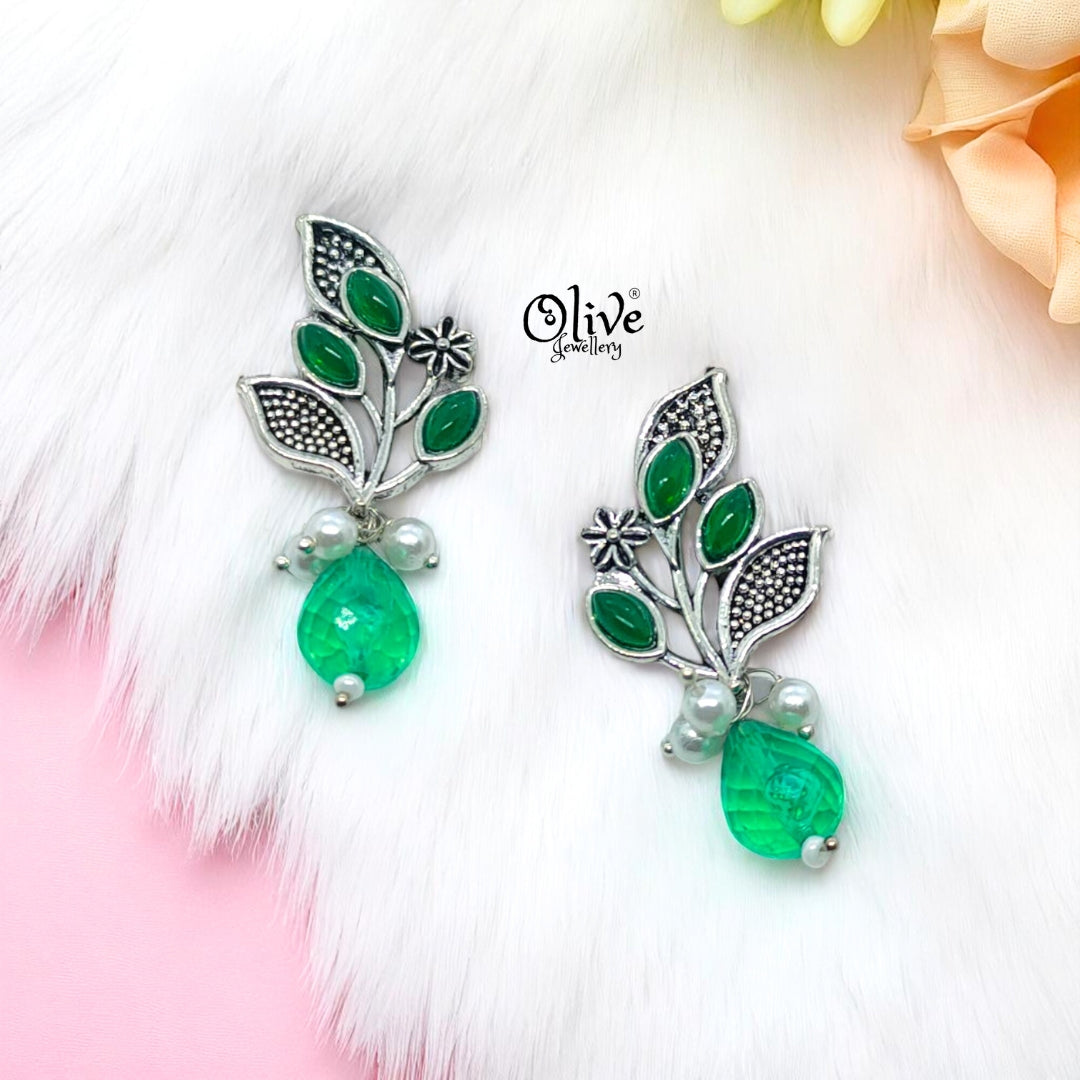 Oxidized Earrings - 146