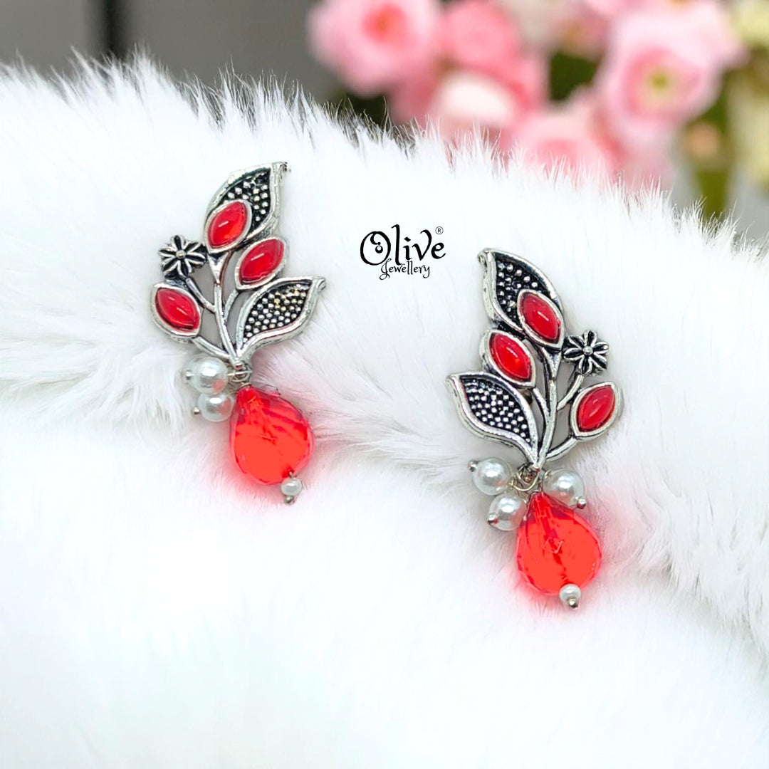 Oxidized Earrings - 146
