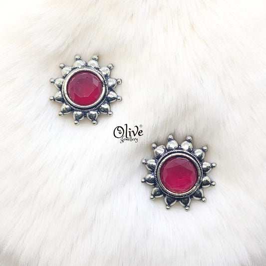 Oxidized Earrings - 154