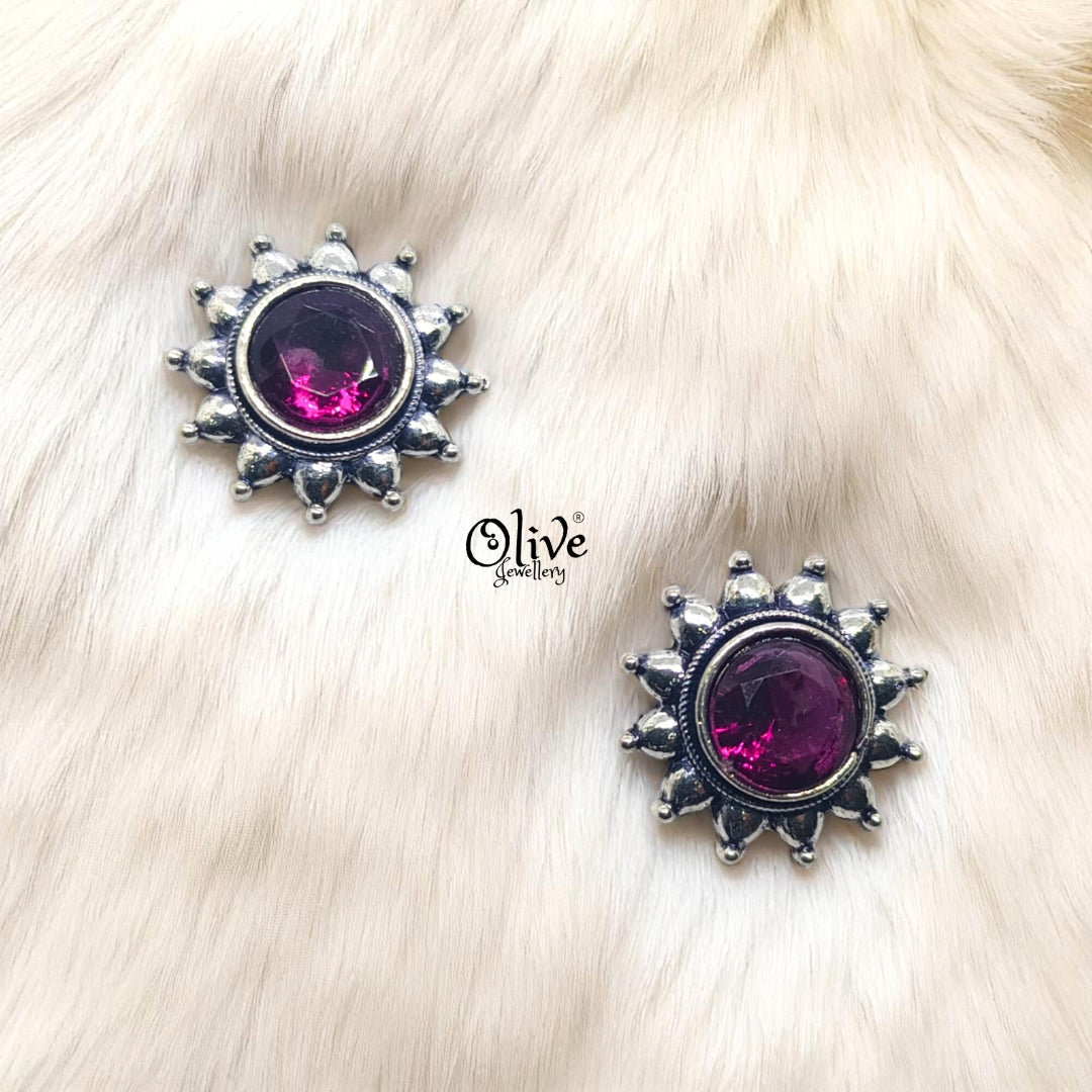 Oxidized Earrings - 154