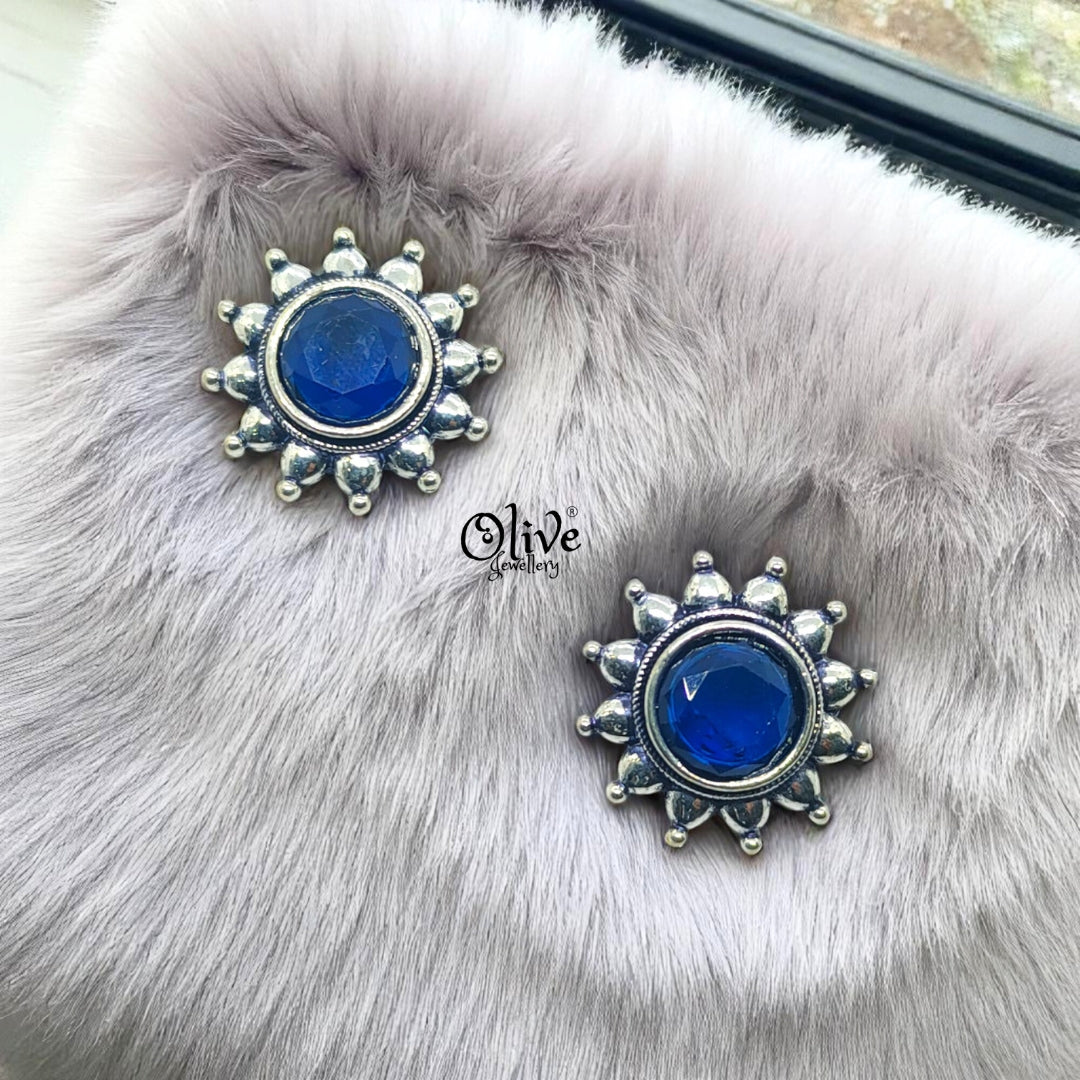 Oxidized Earrings - 154