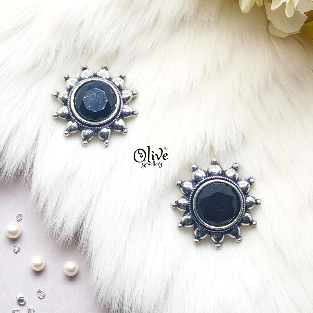 Oxidized Earrings - 154