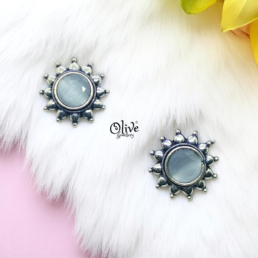 Oxidized Earrings - 154