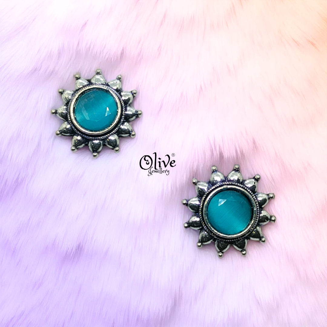 Oxidized Earrings - 154