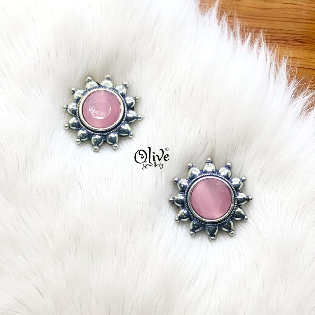 Oxidized Earrings - 154