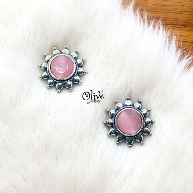 Oxidized Earrings - 154