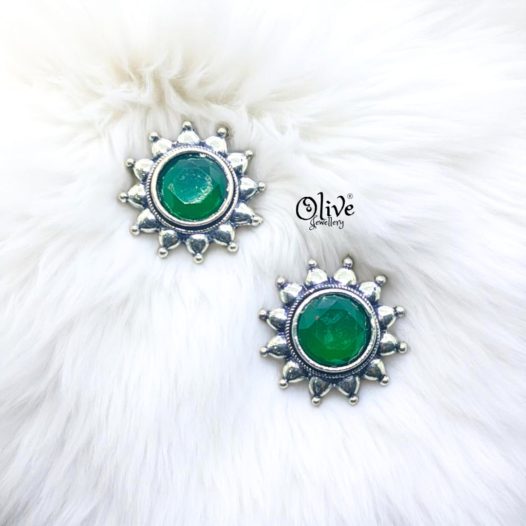 Oxidized Earrings - 154