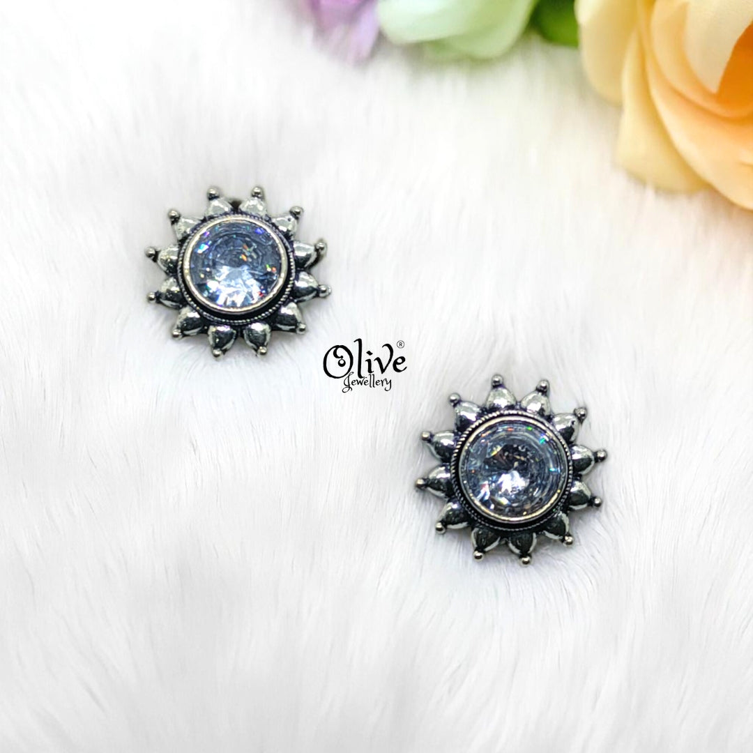 Oxidized Earrings - 154