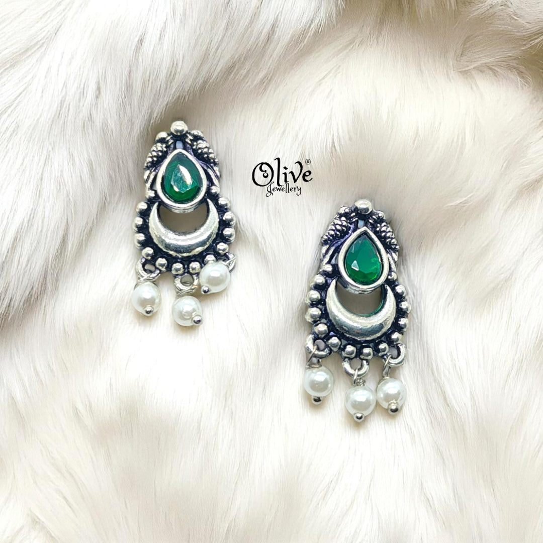 Oxidized Earrings - 164