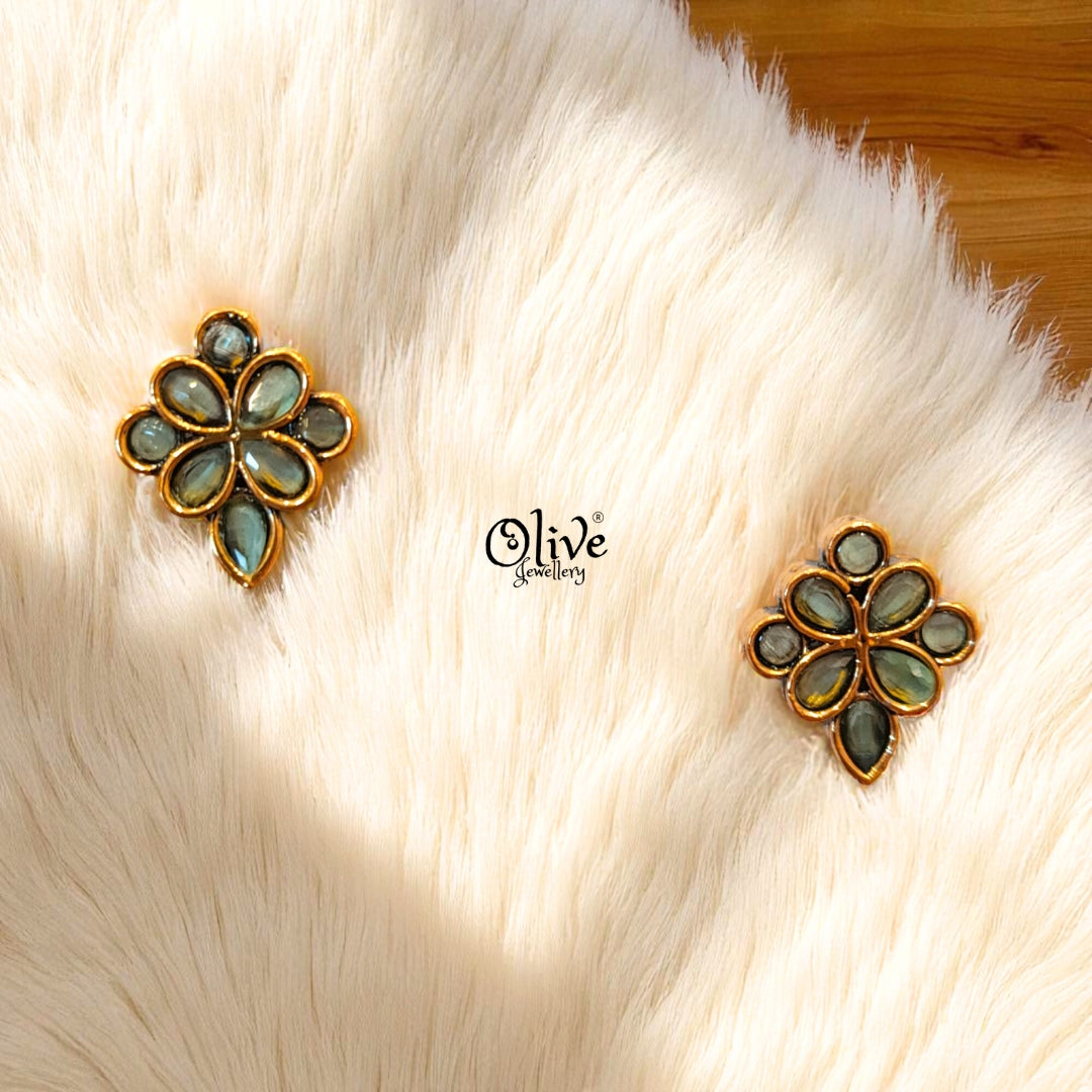 Oxidized Earrings - 197