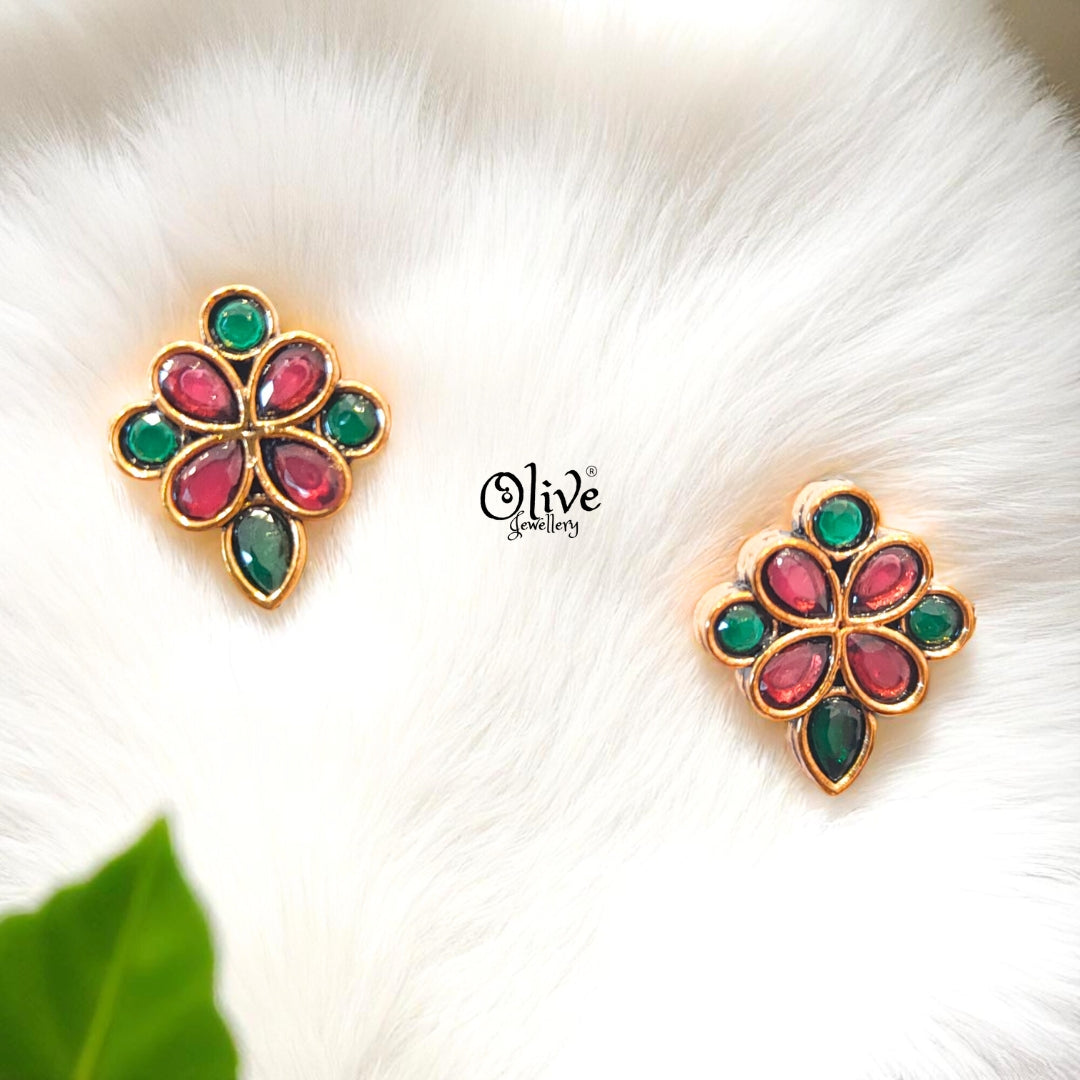Oxidized Earrings - 197