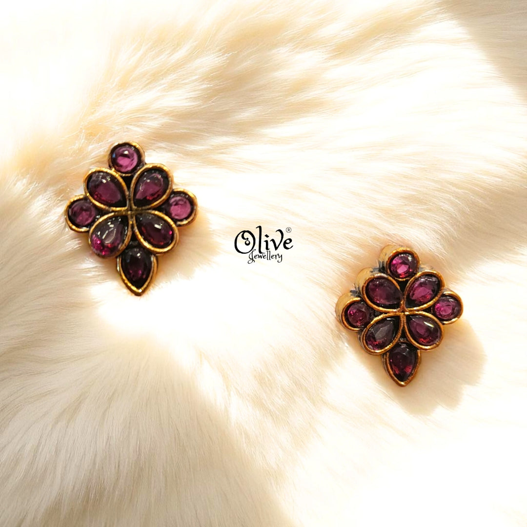 Oxidized Earrings - 197