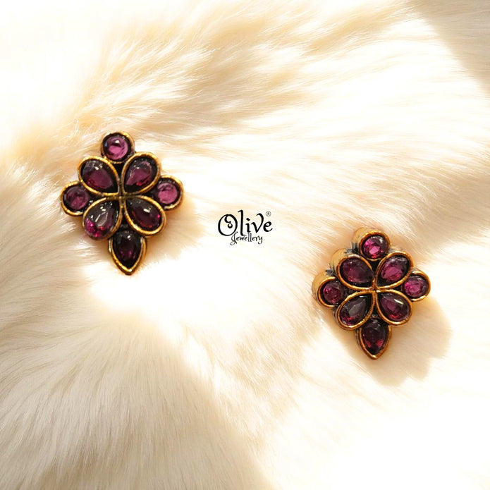 Oxidized Earrings - 197