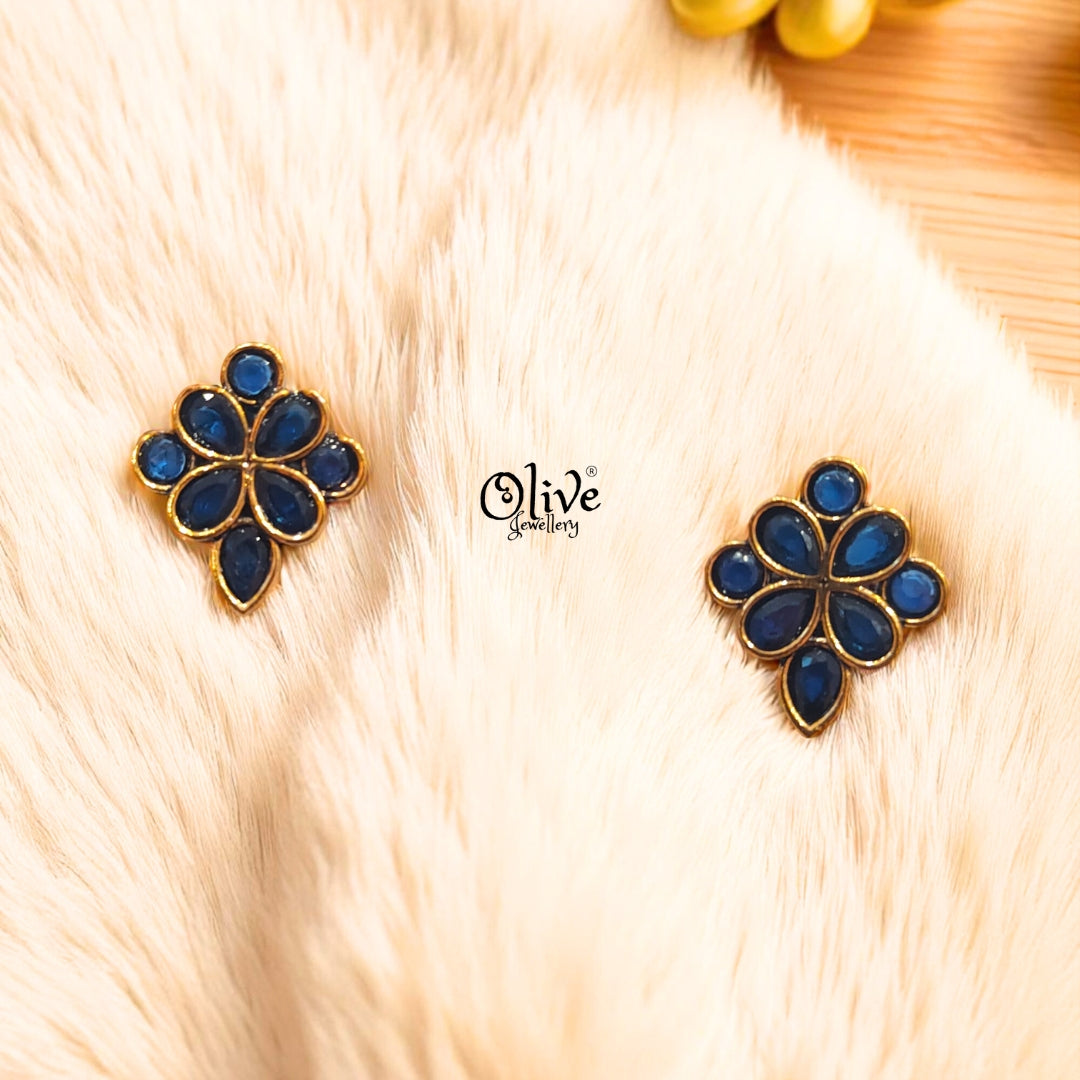 Oxidized Earrings - 197