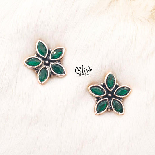 Oxidized Earrings - 209