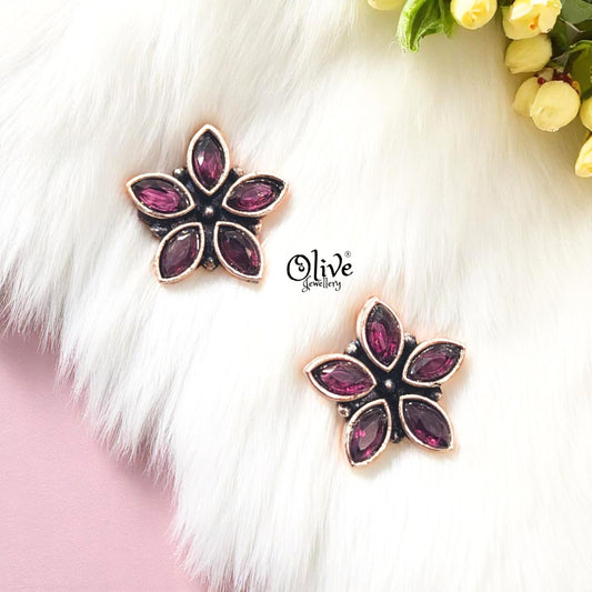 Oxidized Earrings - 209