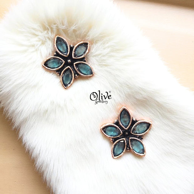 Oxidized Earrings - 209