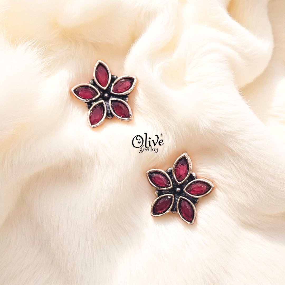 Oxidized Earrings - 209