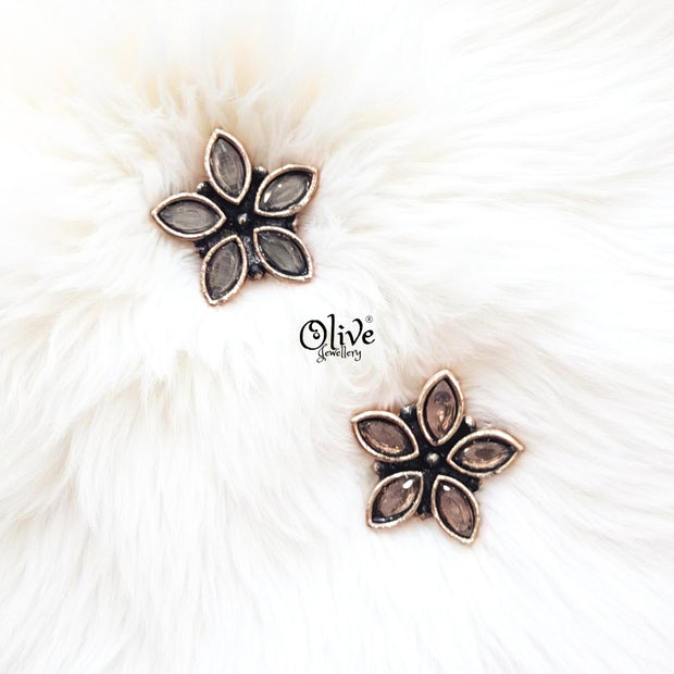 Oxidized Earrings - 209
