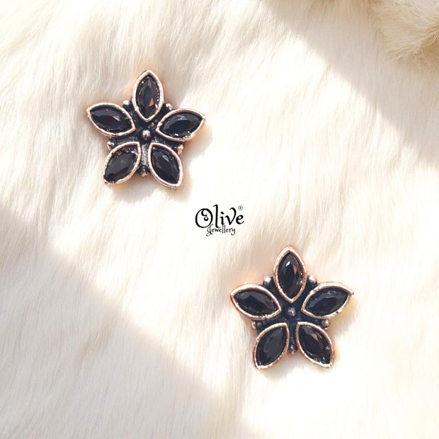 Oxidized Earrings - 209